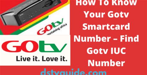 gotv smart card number|what is gotv iuc number.